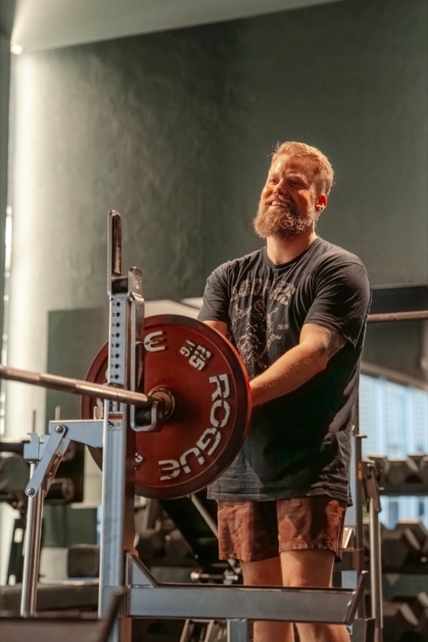 Frank training at PerforMotion